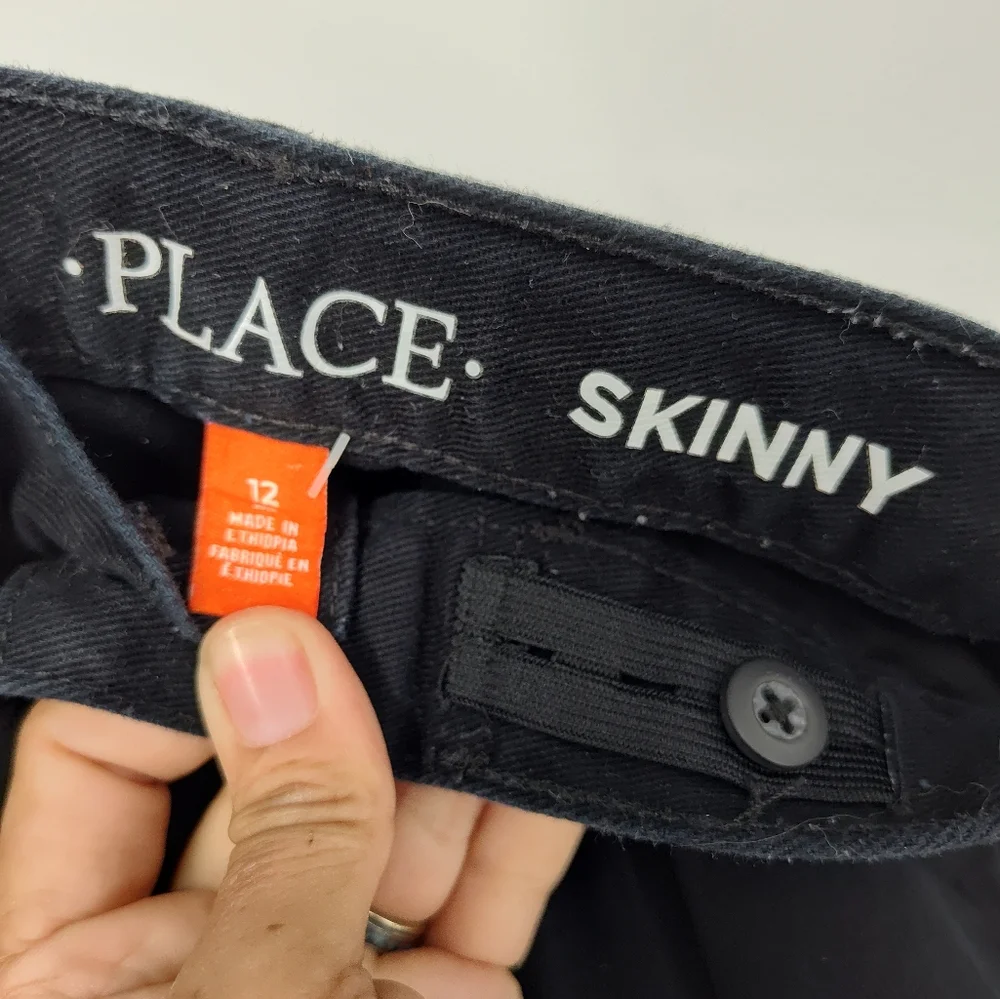 The Children's Place Black Skinny Jeans Kids Size 12
